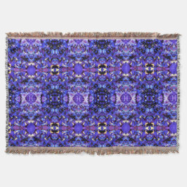 Throw Blanket Lila Amethyst Decke
