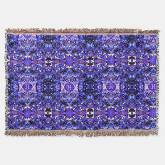 Throw Blanket Lila Amethyst Decke (Vorderseite)