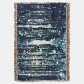 Throw Blanket: Magischer Wald Aquamarin Grau Elega Decke (Vorderseite Vertikal)