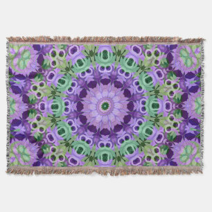 Throw Blanket Mandala rundes Muster kaleidoscope r Decke