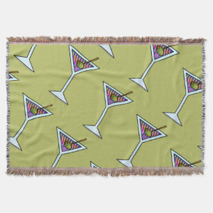 THROW BLANKET - MARTINI-DESIGN DECKE