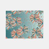 Throw Blanket, Orangenblüten von Lisa Casineau Fleecedecke (Vorderseite (Horizontal))