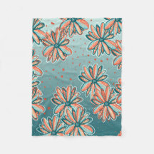 Throw Blanket, Orangenblüten von Lisa Casineau