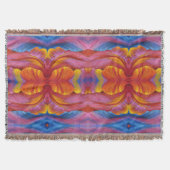 Throw Blanket Rainbow Tulip Muster Decke (Vorderseite)