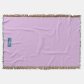 Throw Blanket (Solid Pale Lilac) RFPMDesign ©️ 202 Decke (Vorderseite)