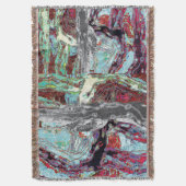 Throw Blanket – Strata Pulse Decke (Vorderseite Vertikal)