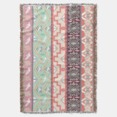 Throw Blanket/Tribal Muster Decke (Vorderseite Vertikal)