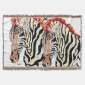 Throw Blanket Zebras Decke (Vorderseite)