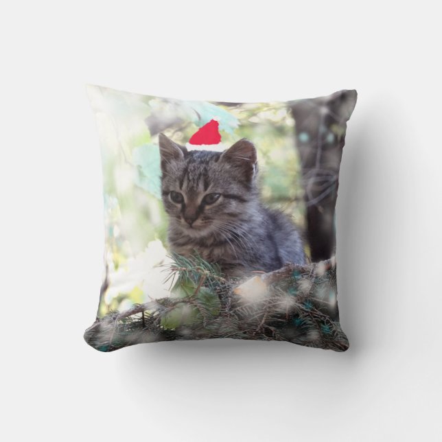 Throw Cushion Kitten Weihnachtszeit Kissen (Vorderseite)