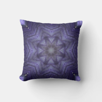 Throw Cushion Purple Pattern Design Kissen