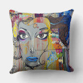 Throw Cushion - Street Art Graffiti Art Kissen (Rückseite)