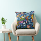 Throw Cushion - Street Art Graffiti Kissen (Stuhl )