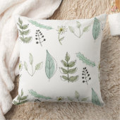 Throw Cushion - Summer Leaves Design 2 Kissen (Decke)