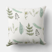 Throw Cushion - Summer Leaves Design 2 Kissen (Rückseite)