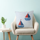 Throw Cushions anpassen - Segelboote benennen Kissen (Stuhl )