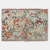 Throw Decke William Morris Blumendesign (Vorderseite)