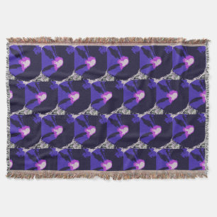 "Throw-Decken mit bunten Blumen " Decke