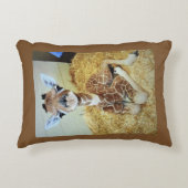 Throw Kissen 12x16 Baby Giraffe (Vorderseite)