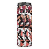 Throw Kissen Abstrakter Cartoon Blätter Beeren sch Thermosbecher (Rückseite)