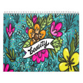 Throw Kissen Beauty mit Blume Kalender (Titelbild)