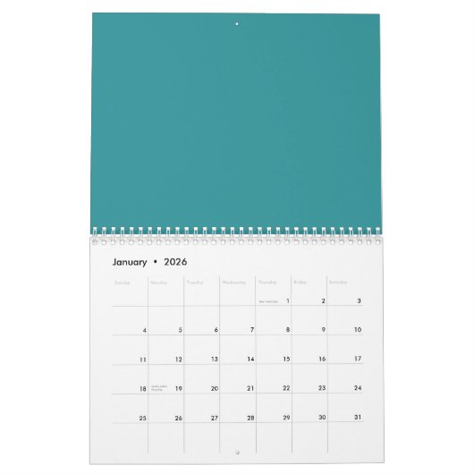Throw Kissen Beauty mit Blume Kalender (Jan 2026)