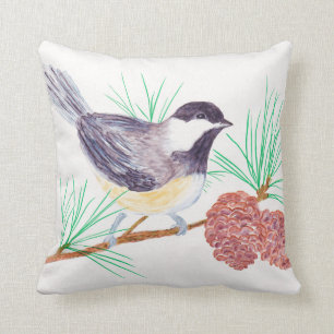 Throw Kissen - Chickadee