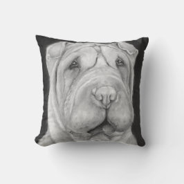 Throw Kissen - Chinesischer Shar-Pei