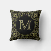 Throw Kissen dekorativeborder Monogramm (Rückseite)