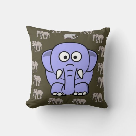 Throw Kissen Elephant (Vorderseite)