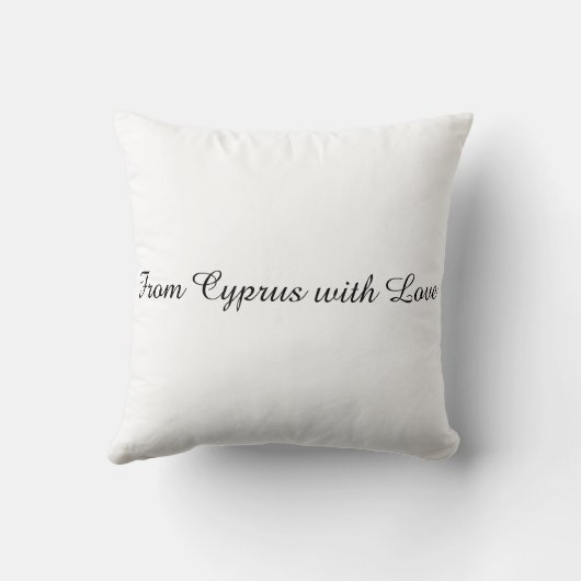 Throw Kissen (Flagge Zyperns) (Rückseite)