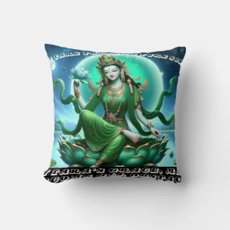 Throw Kissen / Green Tara