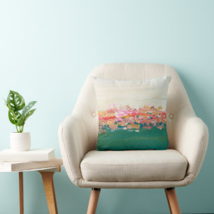 Throw Kissen Housewarming Geschenk Abstrakte Lands