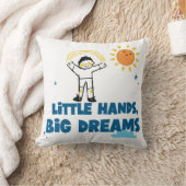 Throw Kissen Kleine Hände Big Dreams (Decke)
