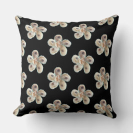 Throw Kissen Küsteneklektische Austerndesign der M