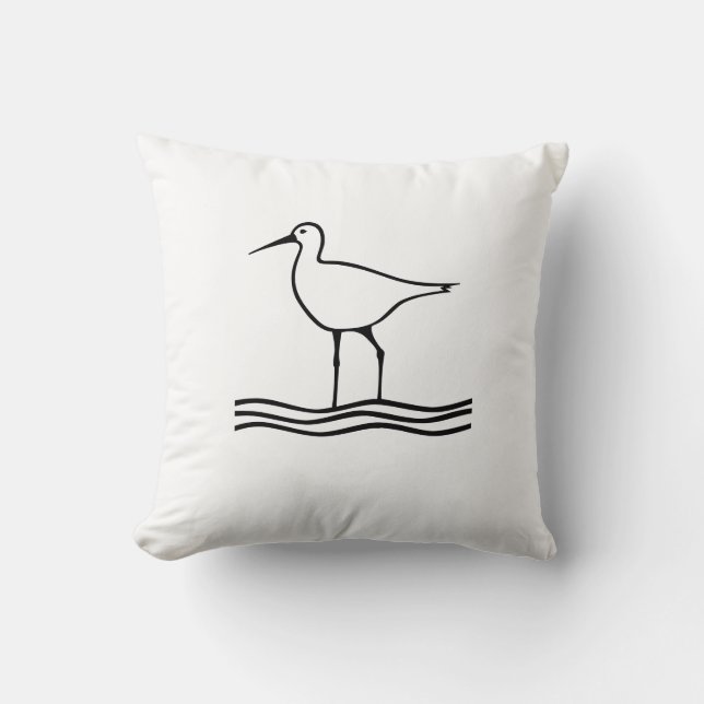 Throw Kissen Sandpiper (Vorderseite)