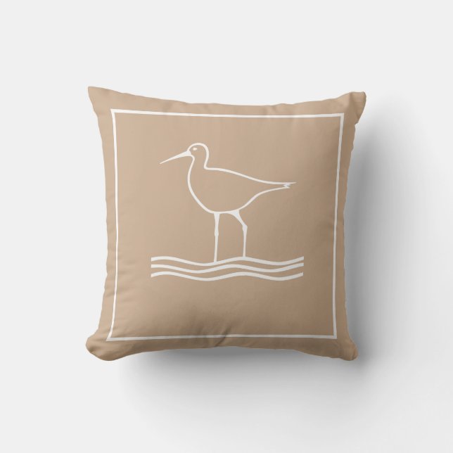 Throw Kissen Sandpiper (Vorderseite)