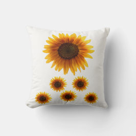 Throw Kissen Sonnenblume