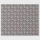 Throw Kissen Tribal Ethno traditionell geometrisch Geschenkpapier (Flach)