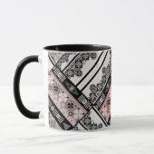 Throw Kissen Tribal Ethno traditionell geometrisch Tasse (Links)