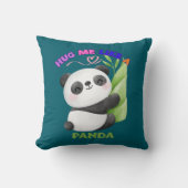 Throw Kissen - Umarmung wie ein Panda 🐼 (Vorderseite)
