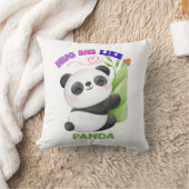 Throw Kissen - Umarmung wie ein Panda 🐼 (Decke)