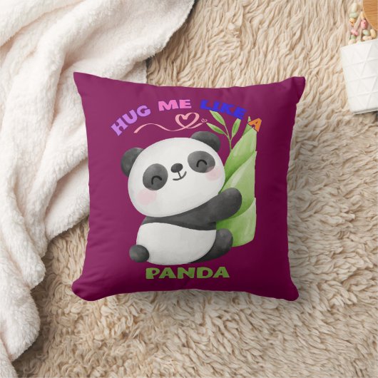 Throw Kissen - Umarmung wie ein Panda 🐼 (Decke)
