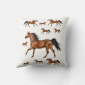 Throw Kissenpferd Kissen (Rückseite)