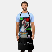 Throw Mud Pottery Schürze (Getragen)