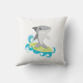 Throw Pillow Baby Shark Kinderzimmer Dekoration Kissen (Rückseite)
