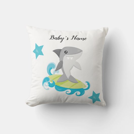 Throw Pillow Baby Shark Kinderzimmer Dekoration Kissen (Vorderseite)