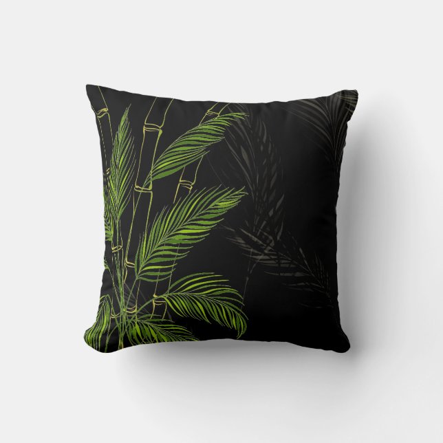 Throw Pillow-Bamboo Kissen (Vorderseite)