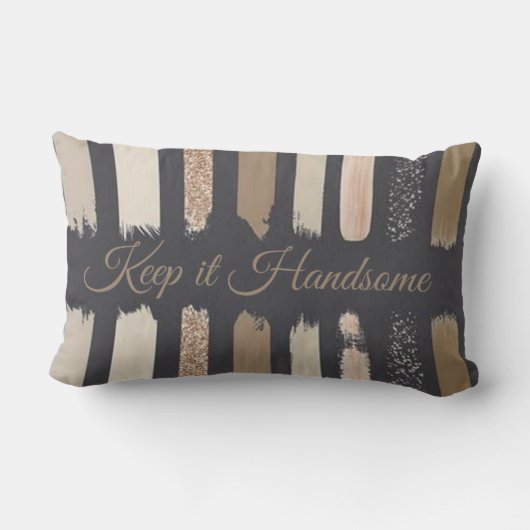 Throw Pillow Behielt es ansprechend Lendenkissen (Rückseite)