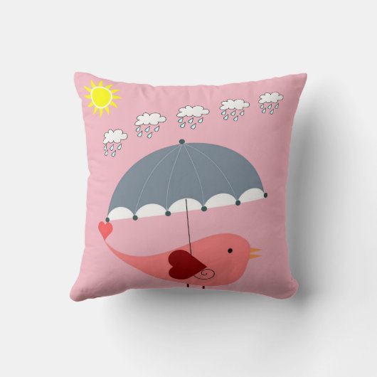 Throw Pillow Bird Kissen (Rückseite)