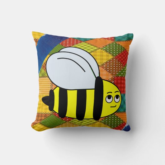 Throw Pillow Bumblebee Kissen (Vorderseite)